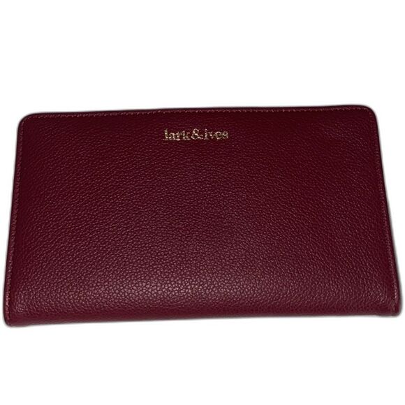 Lark & Ives - Continental - Vegan Leather - Snap Wallet - NEW! - Picture 4 of 5
